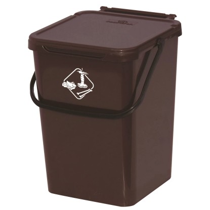 Pattumiera per raccolta differenziata 10 l marrone Pattumiera per raccolta differenziata 10 l marrone