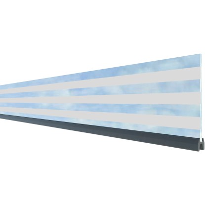 Raccordo frangivista per recinzione trasparente System 90x180 cm Raccordo frangivista per recinzione trasparente System 90x180 cm