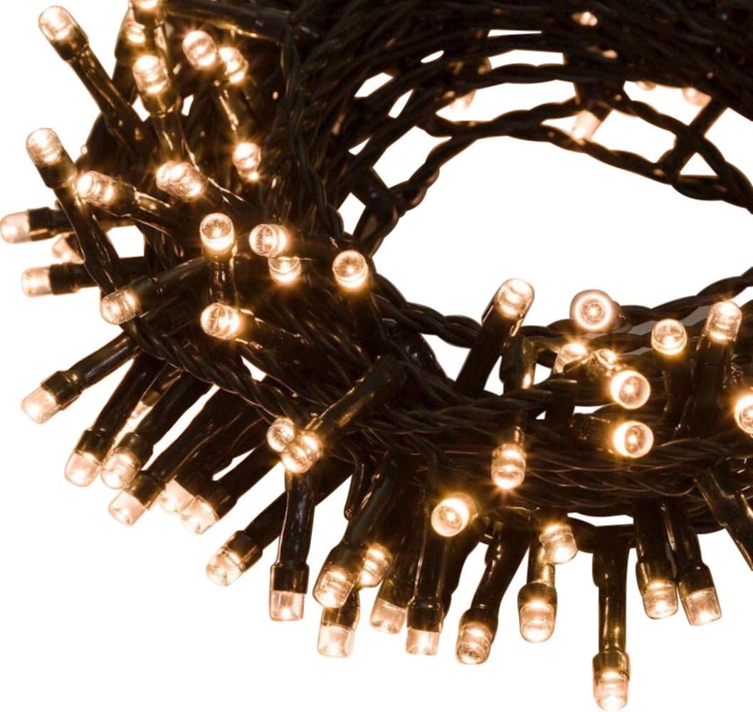 Catena luminosa MiniCluster 1000 LED 8 giochi di luce bianco caldo 24 m Catena luminosa MiniCluster 1000 LED 8 giochi di luce bianco caldo 24 m