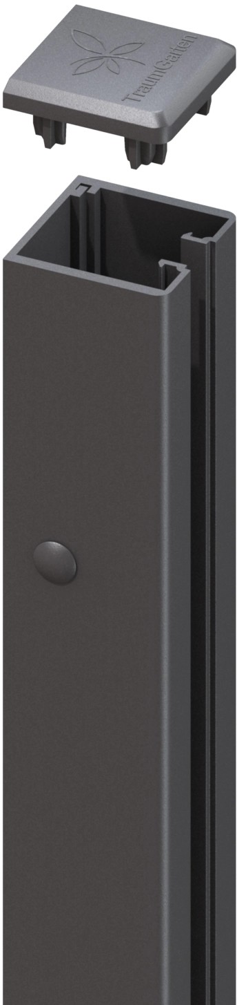Profilo ad incastro a U antracite TraumGarten System 192 cm Profilo ad incastro a U antracite TraumGarten System 192 cm