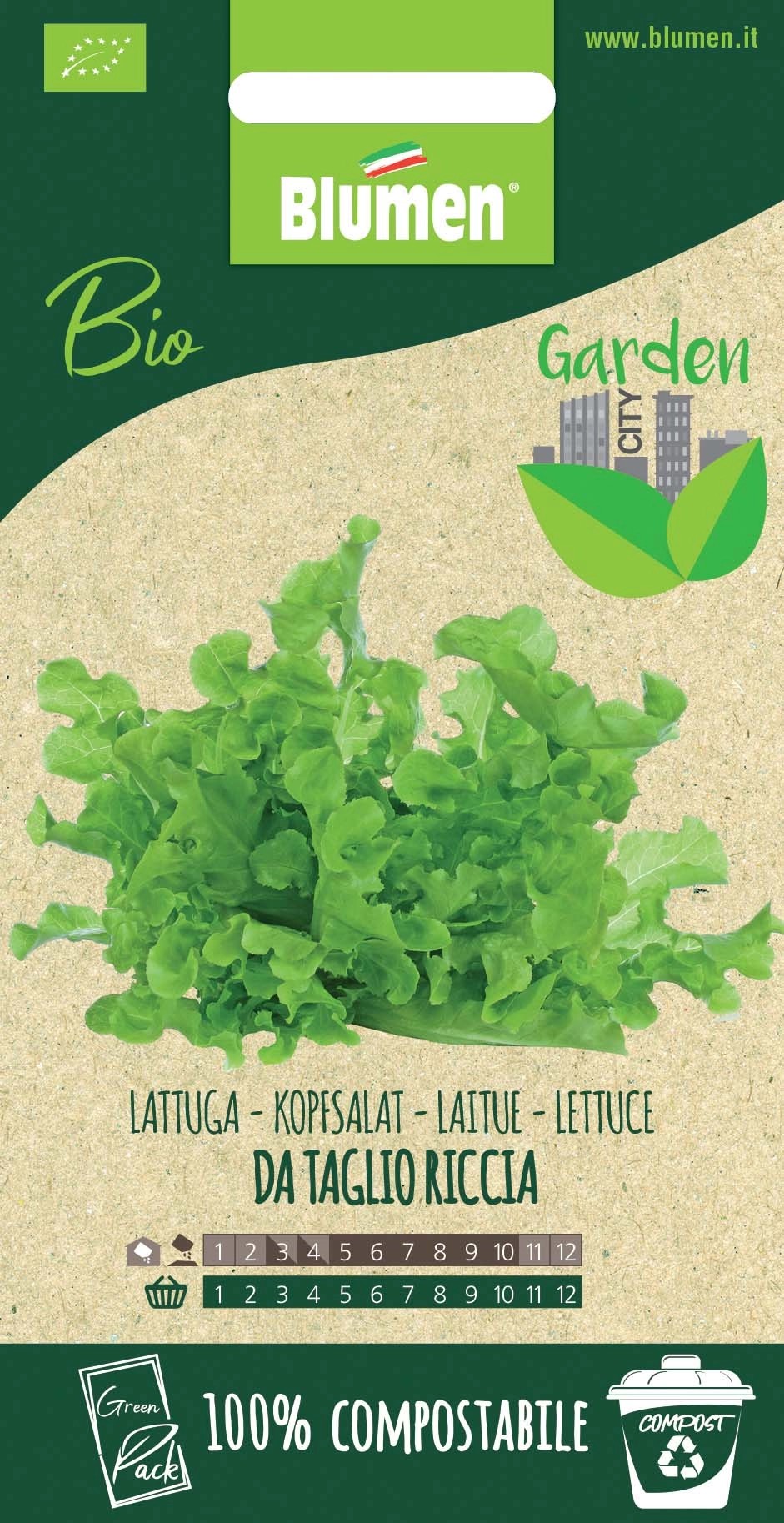 Semi Lattuga riccia da taglio Semi Lattuga riccia da taglio