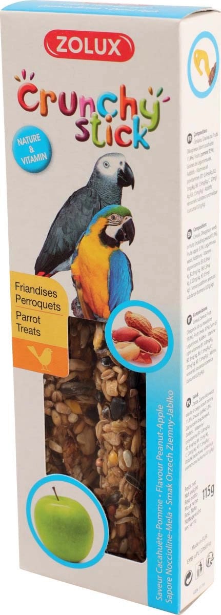 Barrette naturali e vitaminizate per pappagalli domestici 2 pz 115 g Barrette naturali e vitaminizate per pappagalli domestici 2 pz 115 g