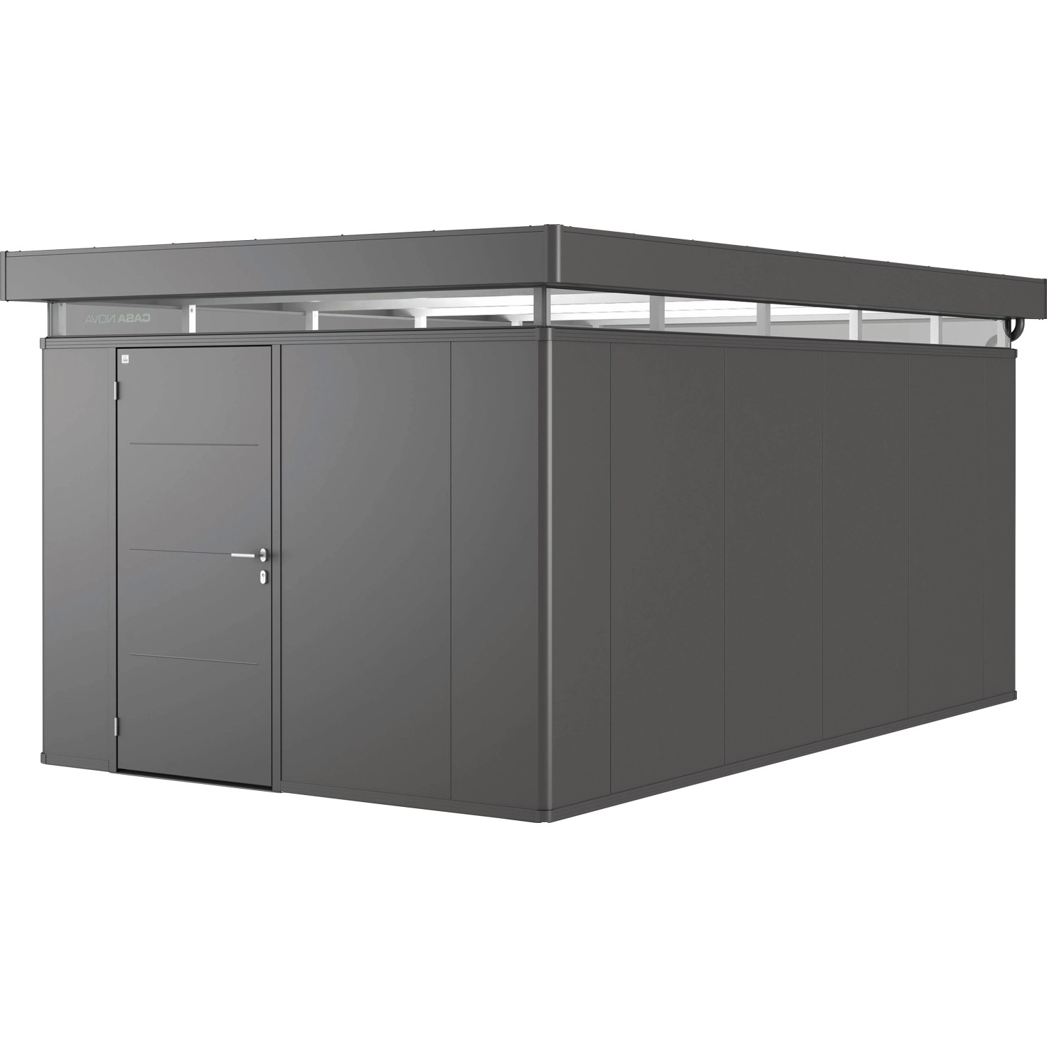 Depandance Biohort CasaNova 3x5 m grigio scuro metallizzato porta a sinistra Depandance Biohort CasaNova 3x5 m grigio scuro metallizzato porta a sinistra