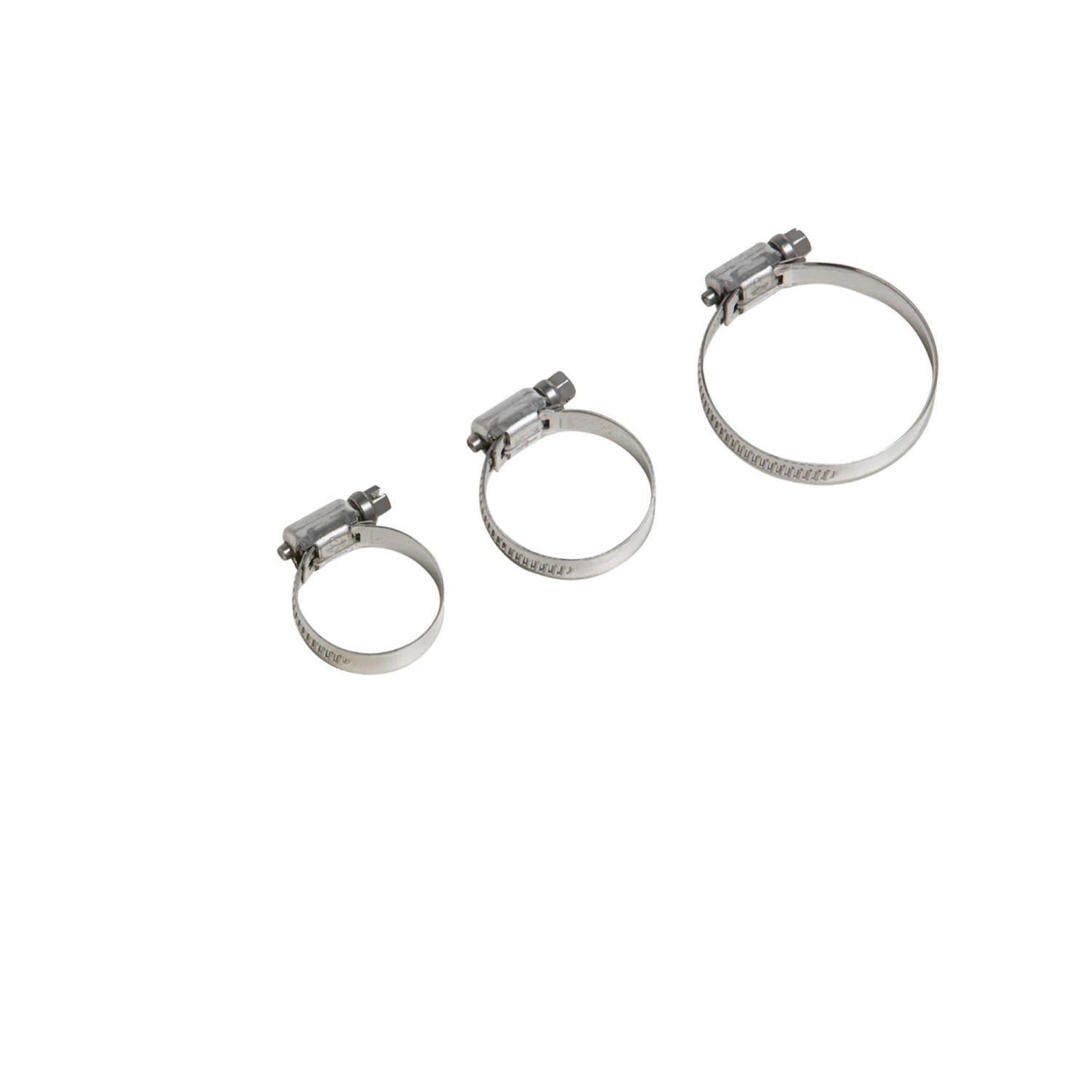 Fascette stringitubo set Variolux acciaio inox 16-50 mm 15 pz Fascette stringitubo set Variolux acciaio inox 16-50 mm 15 pz