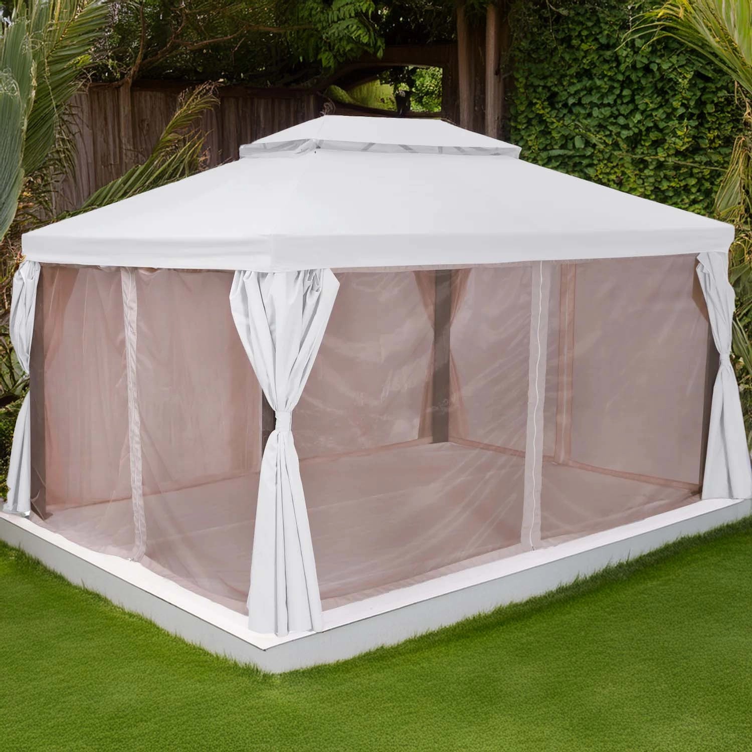 Zanzariera di ricambio per gazebo Connell beige Zanzariera di ricambio per gazebo Connell beige