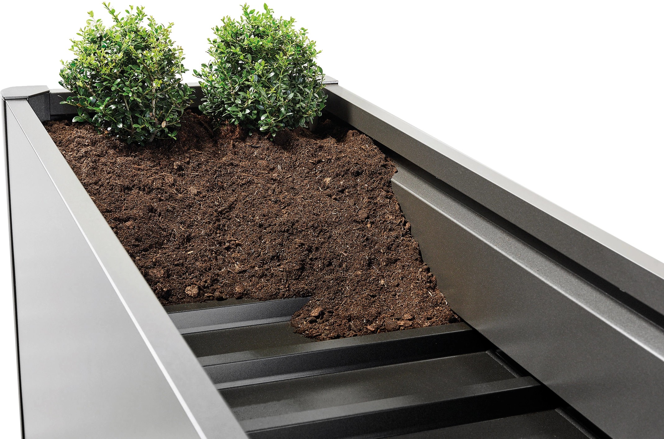 Ripiano intermedio per aiuola rialzata Biohort in metallo 77x102x53 cm Ripiano intermedio per aiuola rialzata Biohort in metallo 77x102x53 cm