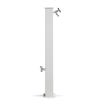Fontana da giardino Nottingham in metallo bianco H 98 cm Fontana da giardino Nottingham in metallo bianco H 98 cm