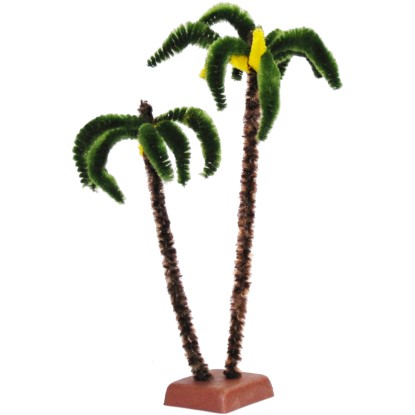 Palma doppia decorativa H 22 cm Palma doppia decorativa H 22 cm