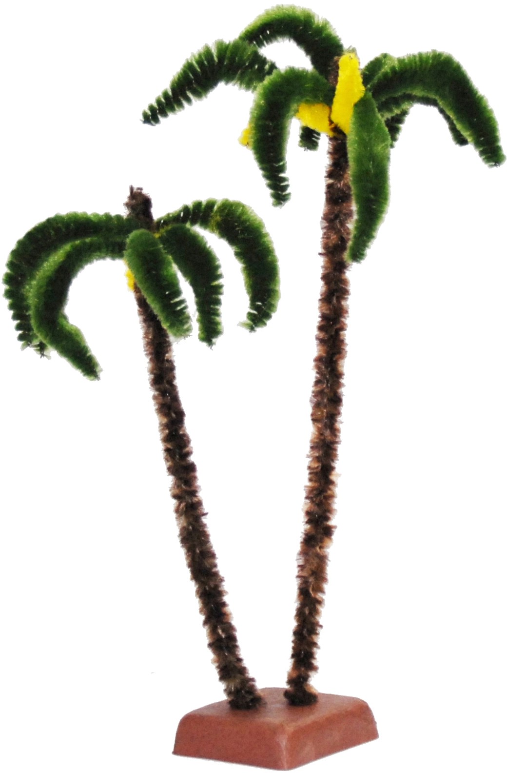 Palma doppia decorativa H 22 cm Palma doppia decorativa H 22 cm