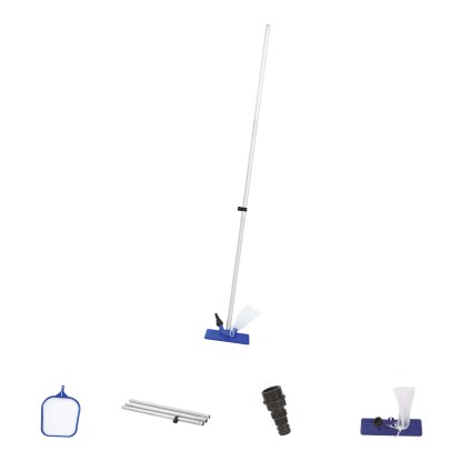 Kit per pulizia Bestway piscine 203 cm e per piscine con Ø 396 cm Kit per pulizia Bestway piscine 203 cm e per piscine con Ø 396 cm