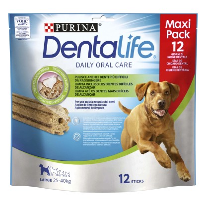Snack per cani Purina Dentalife Large 12 pz 345 g Snack per cani Purina Dentalife Large 12 pz 345 g