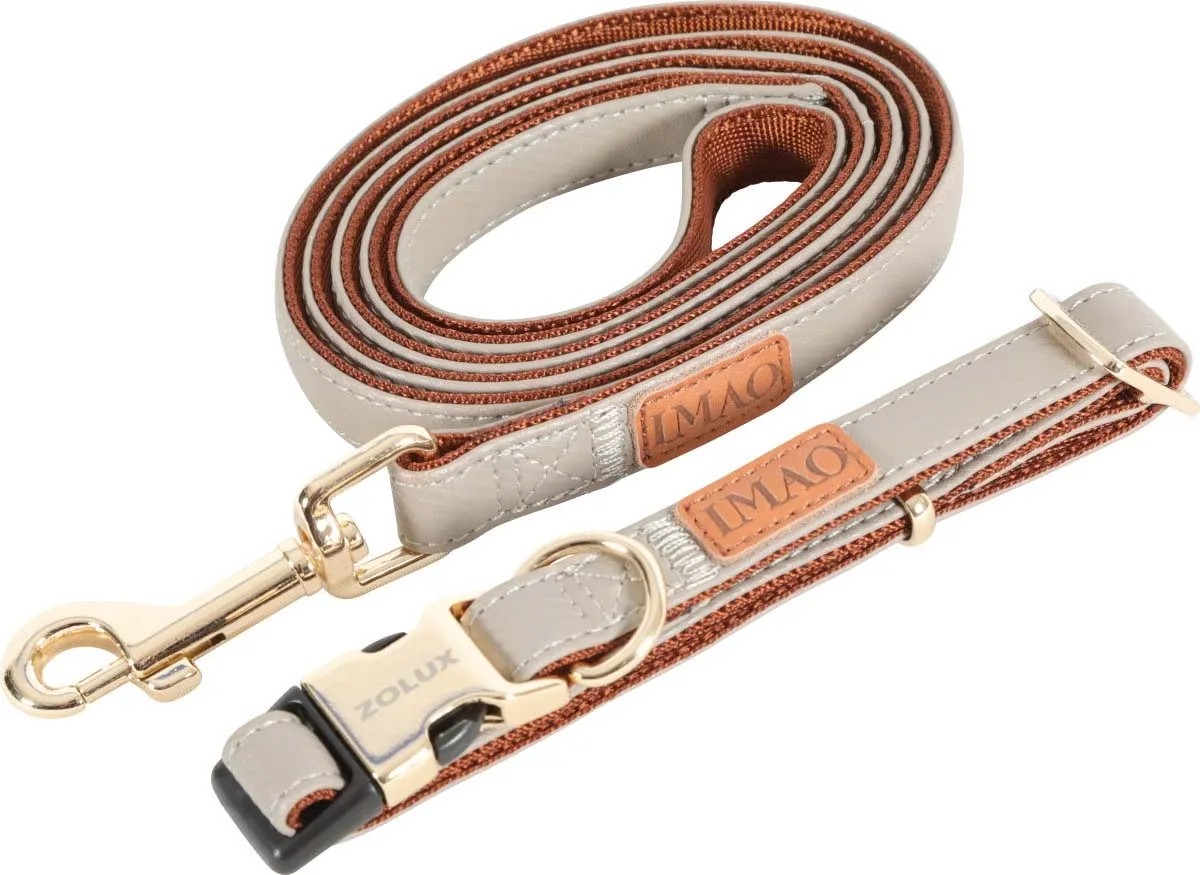 Guinzaglio per cani Mayfair 20 mm/120 cm beige Guinzaglio per cani Mayfair 20 mm/120 cm beige