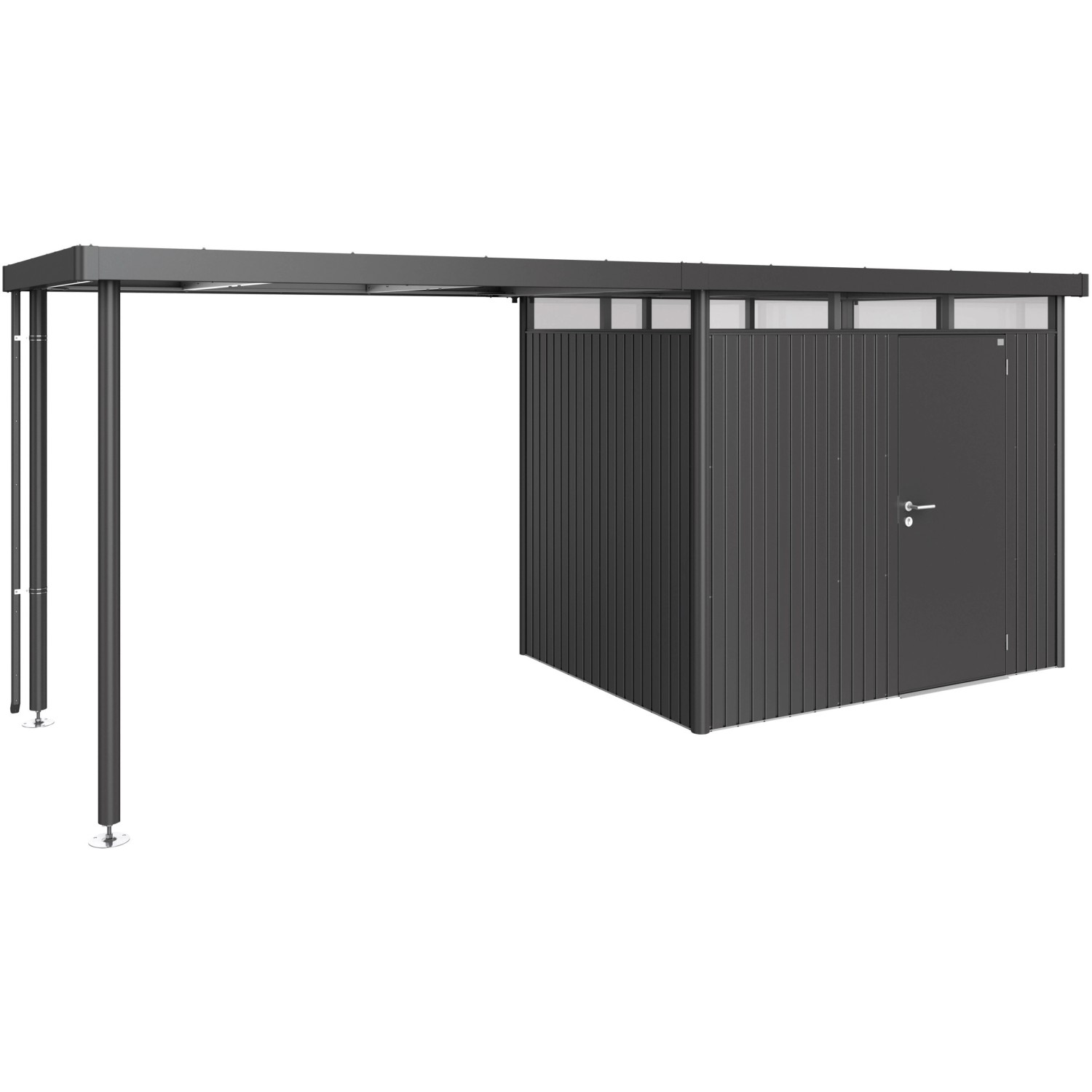 Tetto laterale per casetta Biohort HighLine H2 grigio scuro Tetto laterale per casetta Biohort HighLine H2 grigio scuro