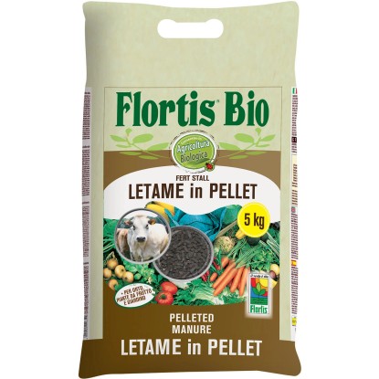 Letame Flortis Fert Stall in pellet 5 kg Letame Flortis Fert Stall in pellet 5 kg