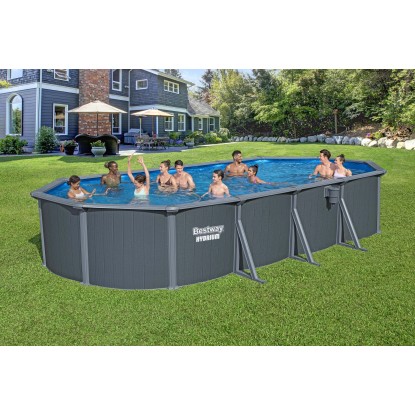 Piscina ovale Bestway® Hydrium - 6,10x3,66x1,22 m Piscina ovale Bestway® Hydrium - 6,10x3,66x1,22 m