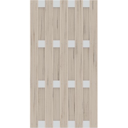 Elemento per recinzione Jumbo WPC 95x179 cm alluminio sabbia Elemento per recinzione Jumbo WPC 95x179 cm alluminio sabbia