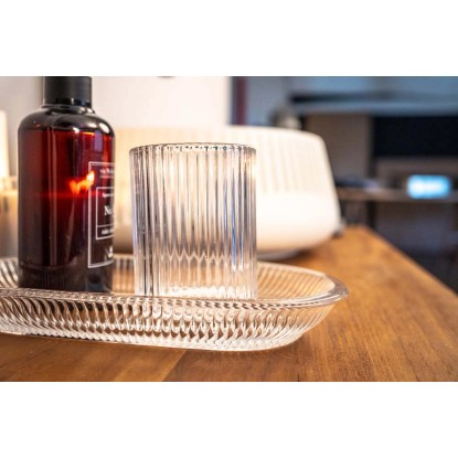 Vassoio in vetro Jewel ghiaccio Vassoio in vetro Jewel ghiaccio