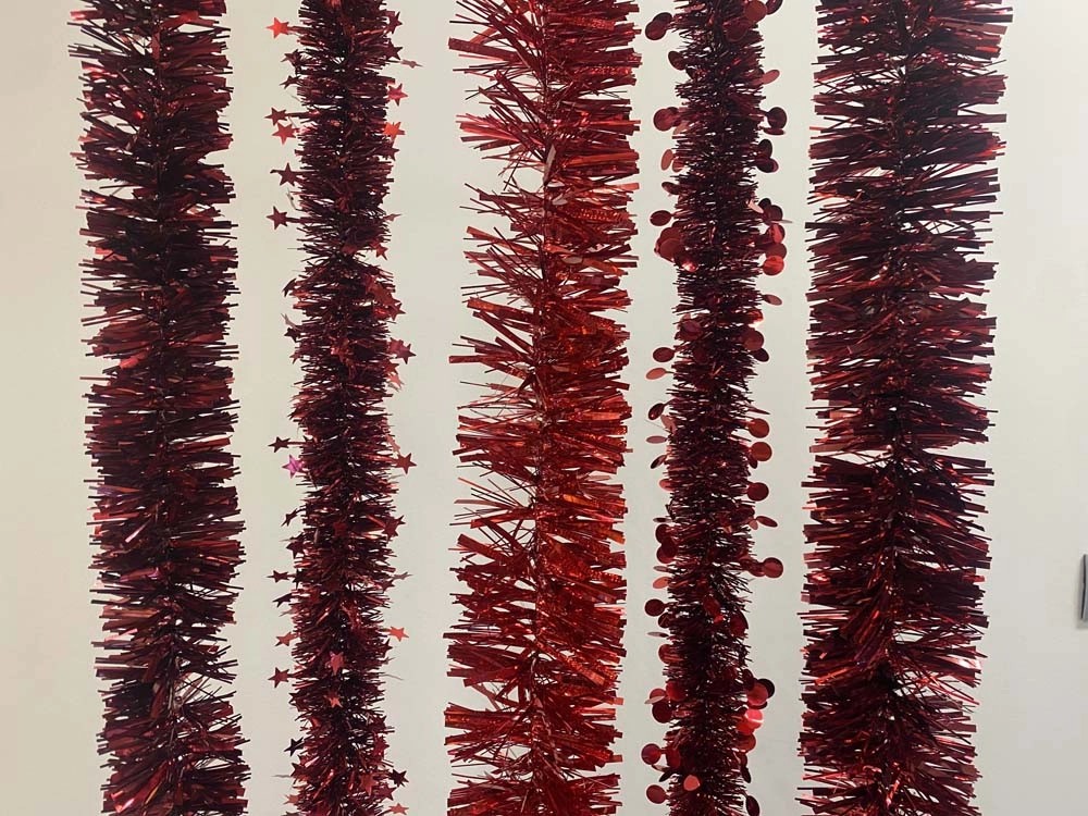 Ghirlanda Natalizia rossa 2 m Ghirlanda Natalizia rossa 2 m