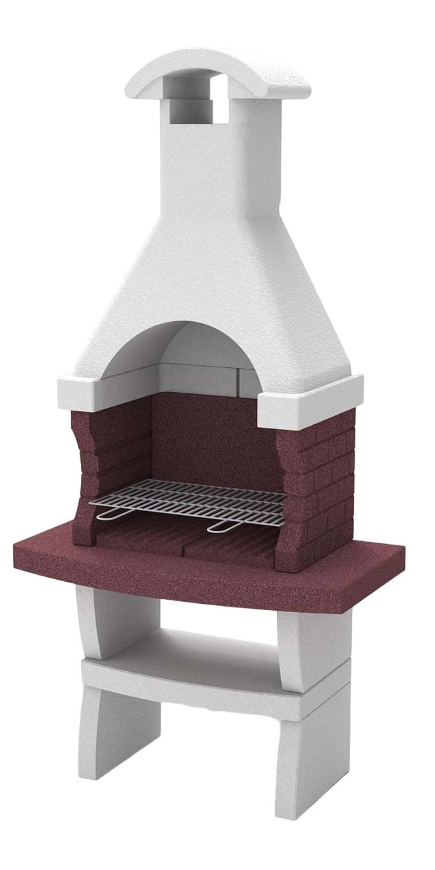 Barbecue a carbonella e legna Olbia H 236 x L 79 x P 65 cm Barbecue a carbonella e legna Olbia H 236 x L 79 x P 65 cm