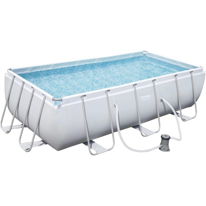 Piscina rettangolare Power Steel Frame Bestway 404x201x100 cm Piscina rettangolare Power Steel Frame Bestway 404x201x100 cm
