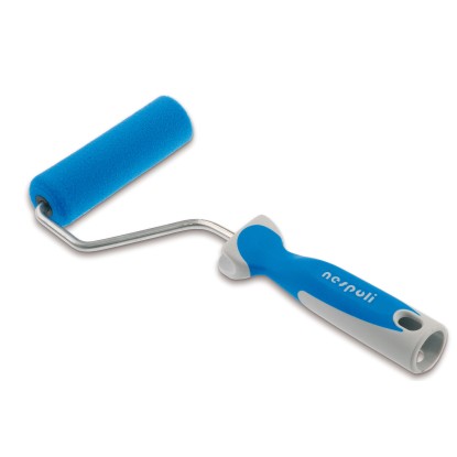 Mini rullo per prodotti all`acqua 11 cm con spugna microforata Mini rullo per prodotti all`acqua 11 cm con spugna microforata