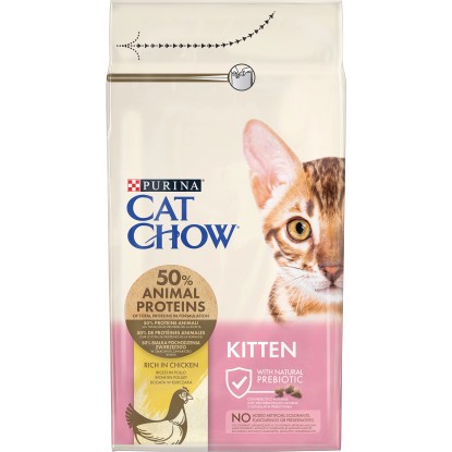 Crocchette ricche di Pollo Purina Cat Chow Kitten Crocchette ricche di Pollo Purina Cat Chow Kitten