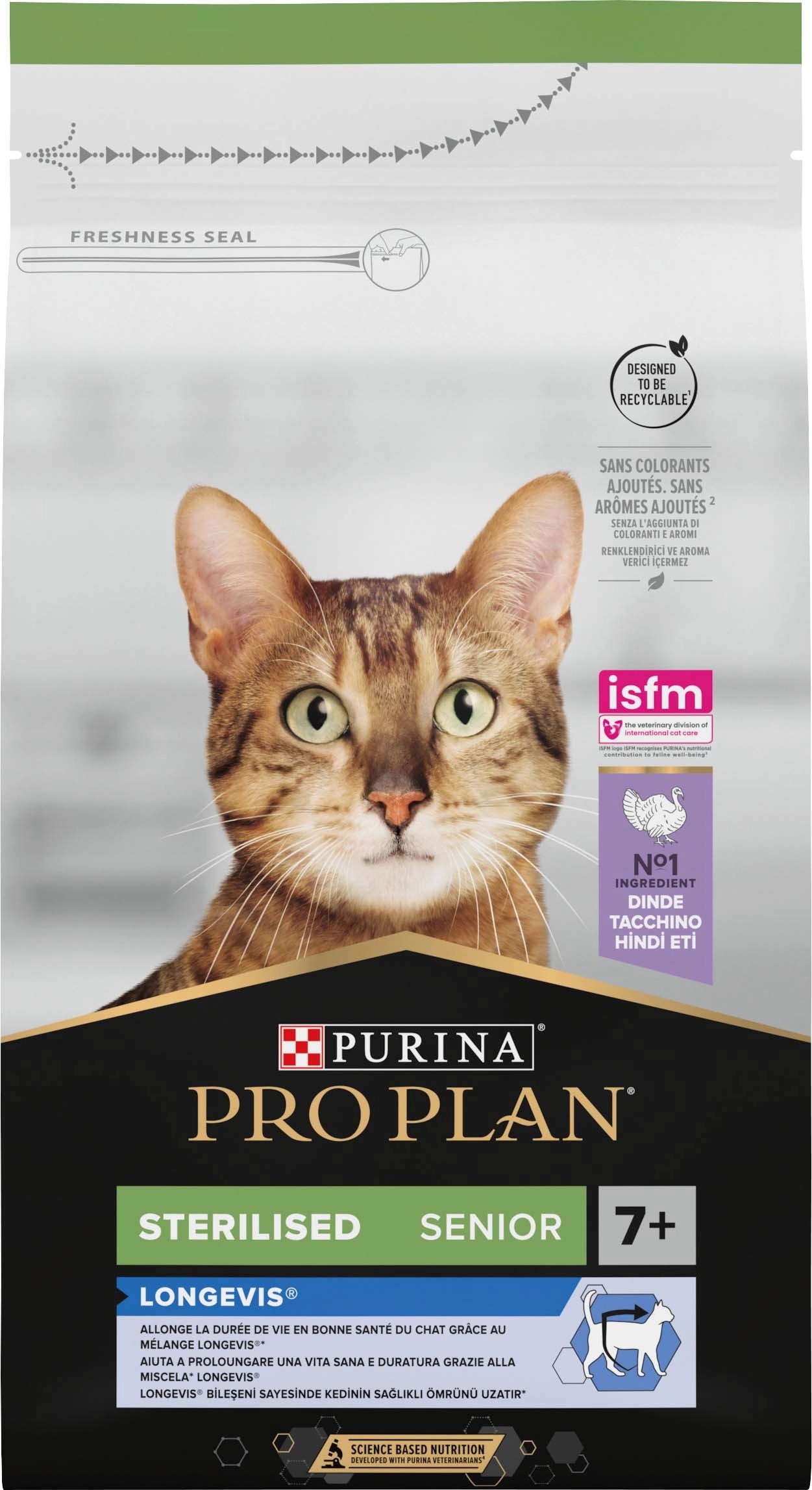 Cibo secco per gatti Purina ProPlan Sterilised ricco al tacchino 7+ 1,5 kg Cibo secco per gatti Purina ProPlan Sterilised ricco al tacchino 7+ 1,5 kg