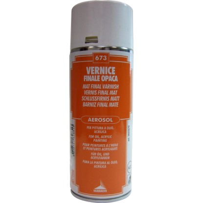 Bombola spray vernice finale opaca 400 ml Bombola spray vernice finale opaca 400 ml