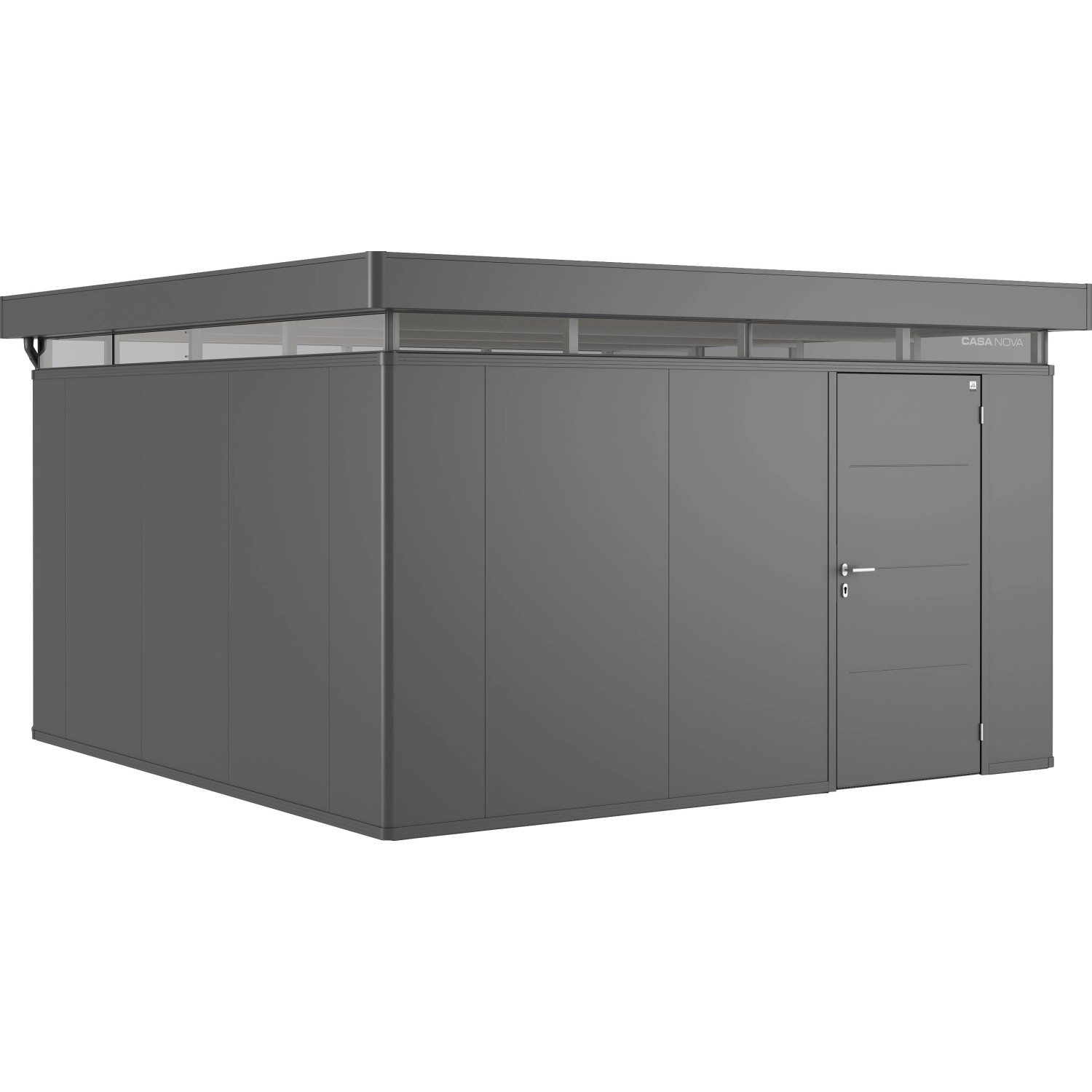 Casetta per attrezzi Biohort CasaNova grigio metallizzato 4x4 m Casetta per attrezzi Biohort CasaNova grigio metallizzato 4x4 m