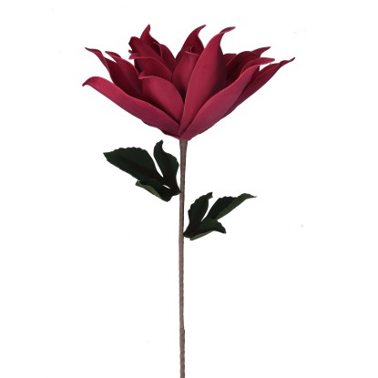 Fiore artificiale loto rosso h93 cm Fiore artificiale loto rosso h93 cm