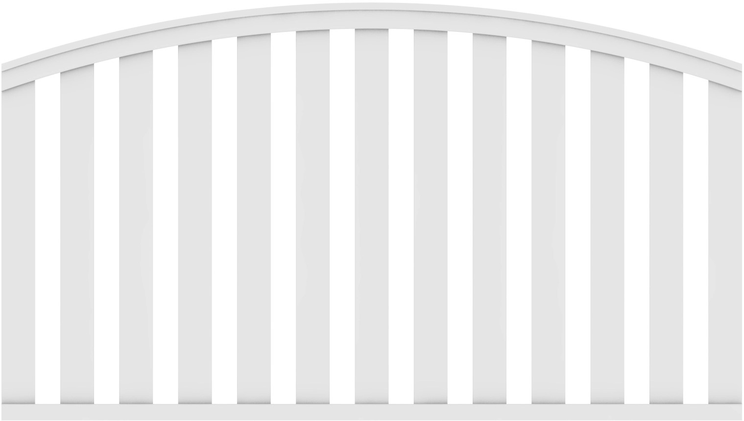 Recinzione da giardino rotondo Longlife Cleo bianco 180x85 - 102 cm Recinzione da giardino rotondo Longlife Cleo bianco 180x85 - 102 cm