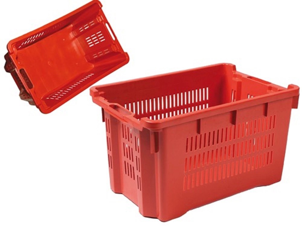 Cassette per ortaggi impilabili semichiuse 56x35x31 cm Cassette per ortaggi impilabili semichiuse 56x35x31 cm