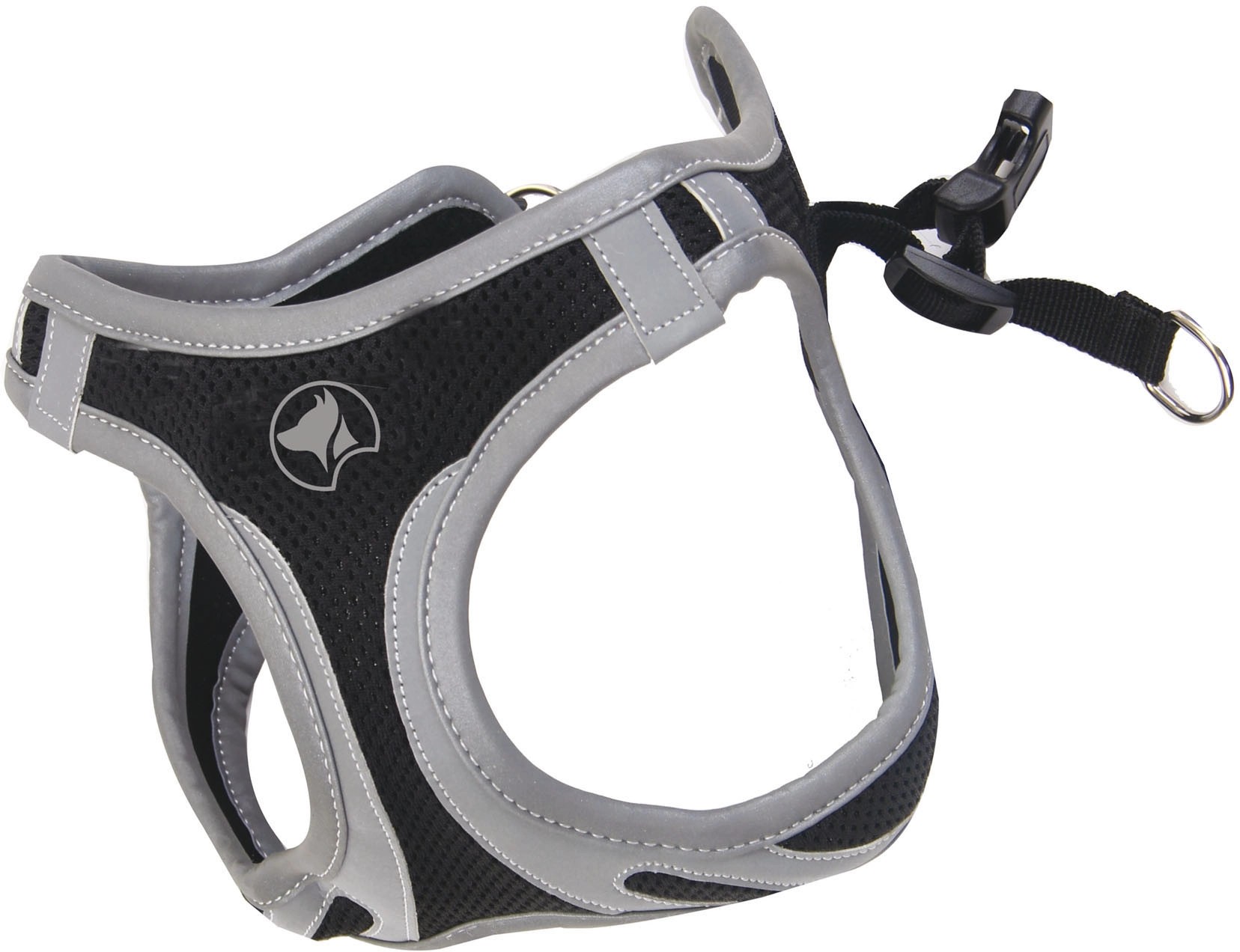 Pettorina cani Reflect Ive Hiking taglia XS nero Pettorina cani Reflect Ive Hiking taglia XS nero