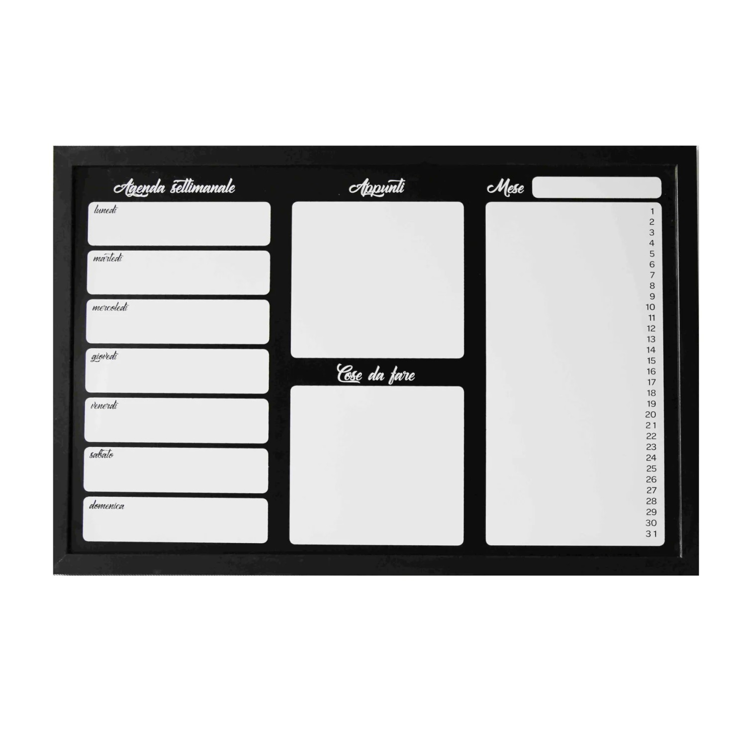 Bacheca planner 60x40 cm Bacheca planner 60x40 cm