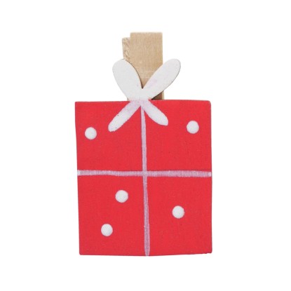 Clip decorativa Monti figure natalizie assortita 6 pz Clip decorativa Monti figure natalizie assortita 6 pz