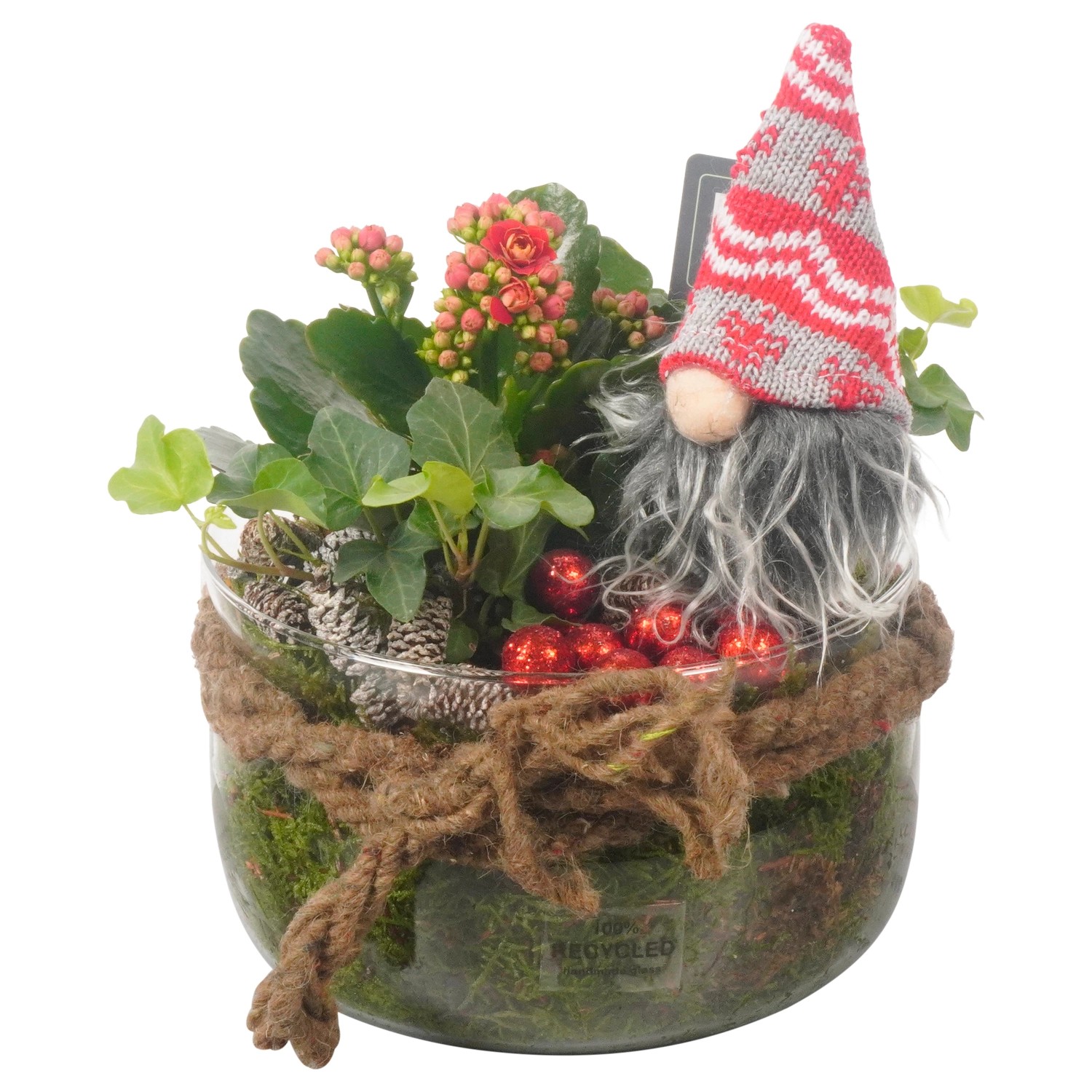 Composizione in vetro rosso Ø cm 16 Composizione in vetro rosso Ø cm 16