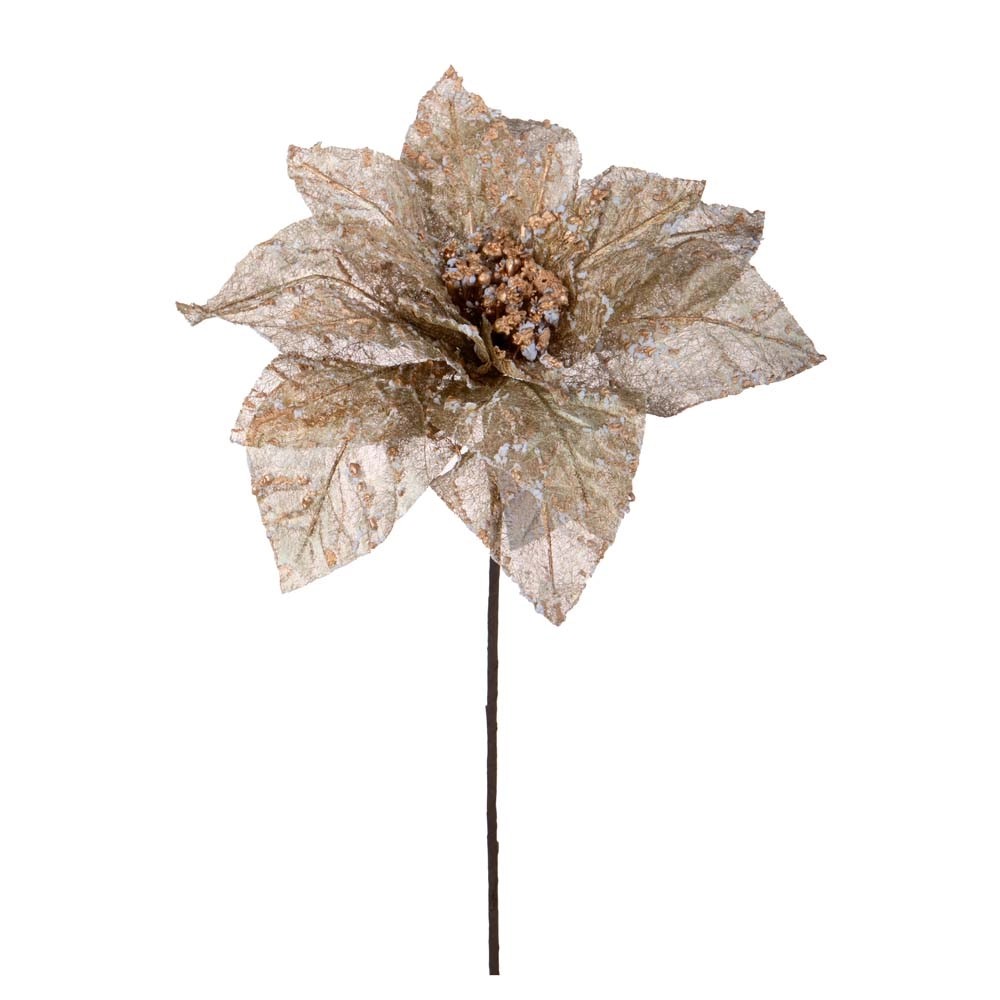 Stella di Natale decorativa oro 32x50 cm Stella di Natale decorativa oro 32x50 cm