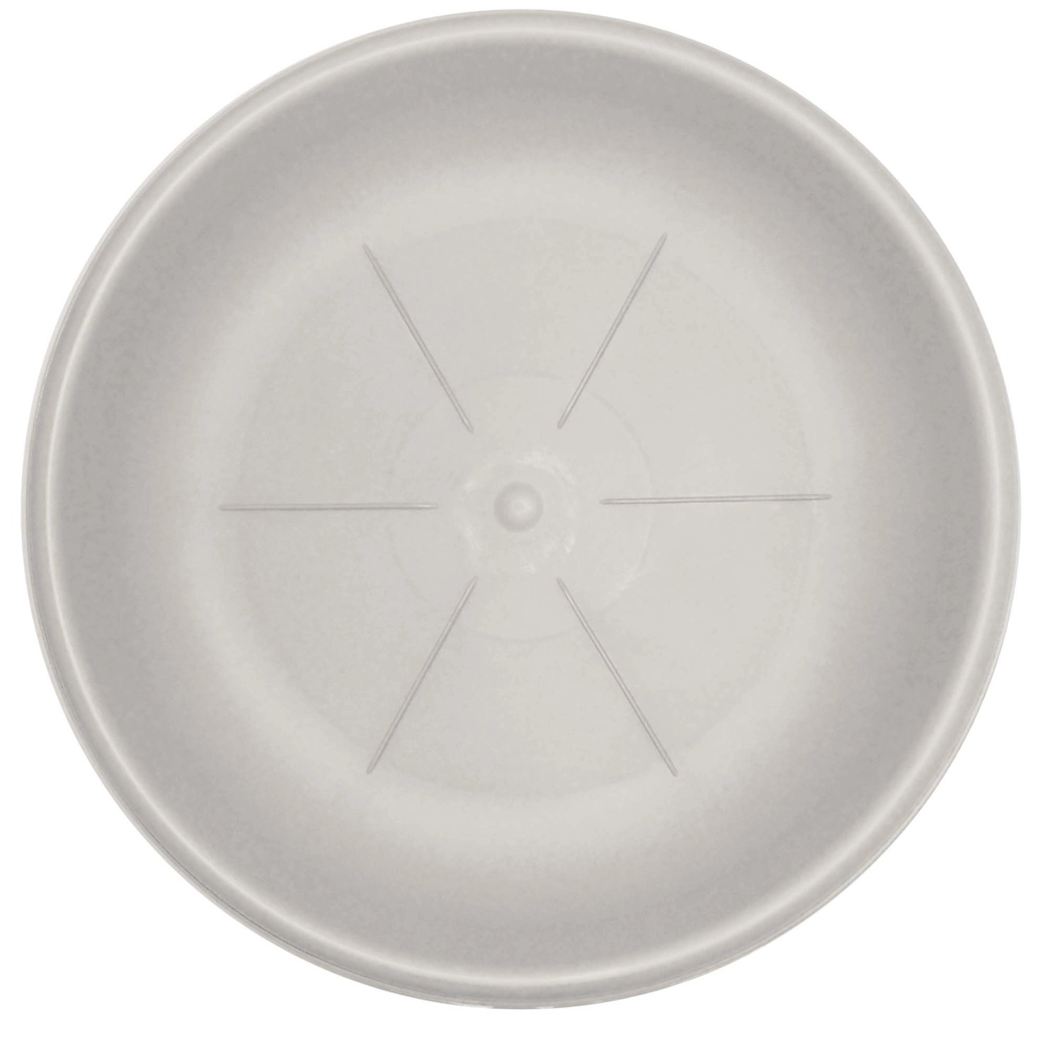 Sottovaso rotondo in plastica Ø 16 cm ghiaccio Sottovaso rotondo in plastica Ø 16 cm ghiaccio