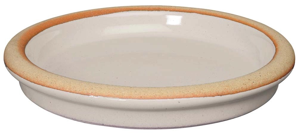 Sottovaso in terracotta smaltata Shadow Deroma Ø 25 cm Sottovaso in terracotta smaltata Shadow Deroma Ø 25 cm