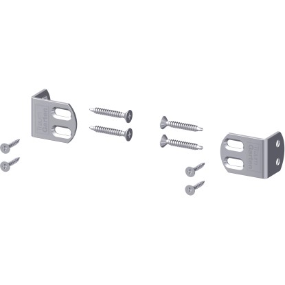 Staffe in acciaio inox per pannelli di altezza fino a 180 cm Set 6 pz Staffe in acciaio inox per pannelli di altezza fino a 180 cm Set 6 pz