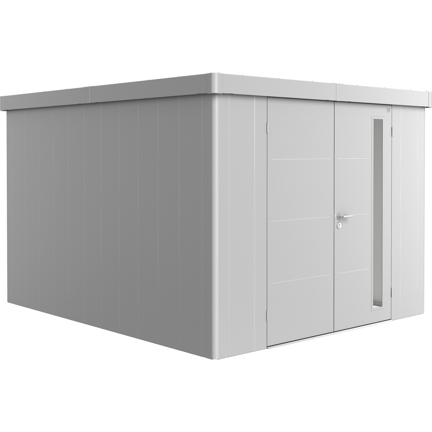 Casetta da giardino Neo 4C Argento metal. 200x167 cm 2 porte Casetta da giardino Neo 4C Argento metal. 200x167 cm 2 porte