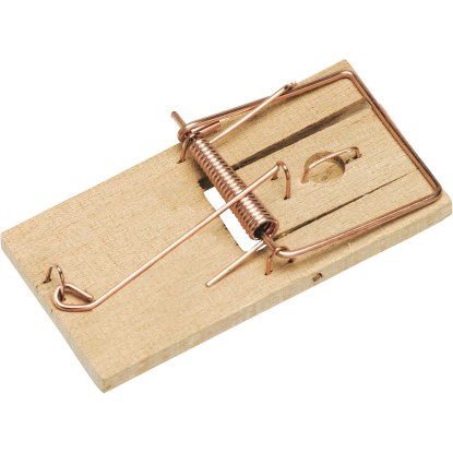 La trappola per topi in legno di faggio La trappola per topi in legno di faggio