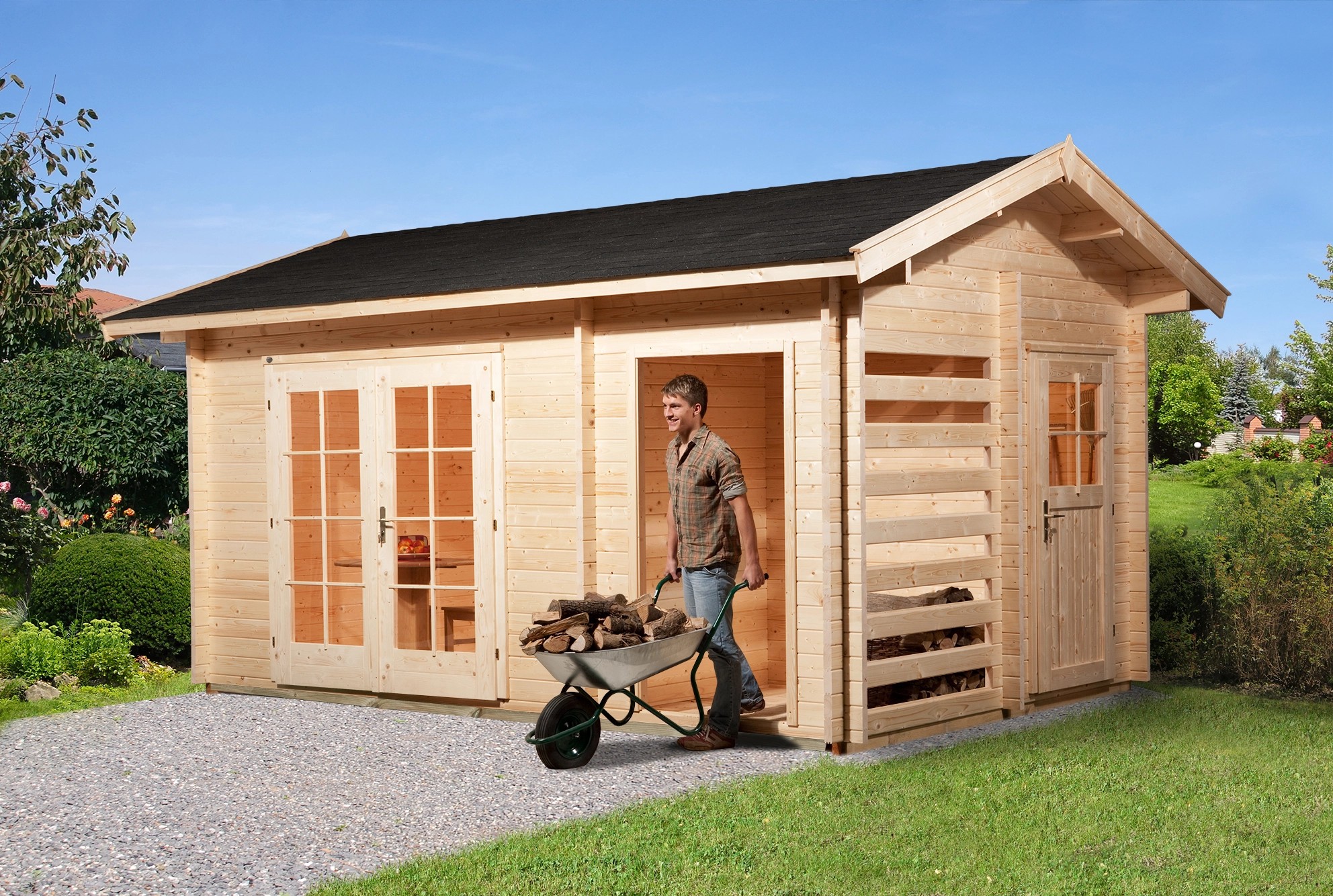 Casetta da giardino in legno Weka 150 534x300 cm Casetta da giardino in legno Weka 150 534x300 cm