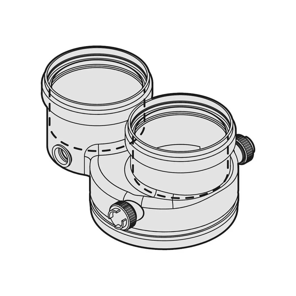 Sistema sdoppiato per caldaie a condensazione Bosch 80/80 Sistema sdoppiato per caldaie a condensazione Bosch 80/80