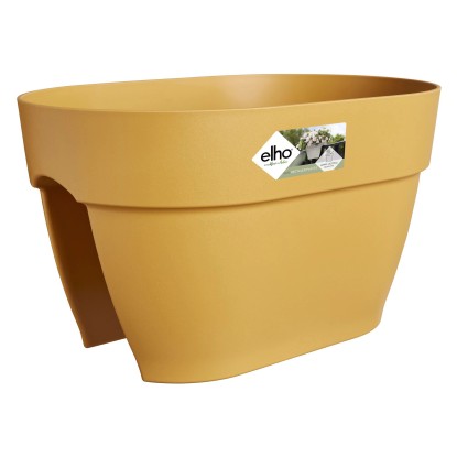 Vaso da ringhiera Flower Bridge Elho Vibia Campana 39x26x22 cm giallo miele Vaso da ringhiera Flower Bridge Elho Vibia Campana 39x26x22 cm giallo miele