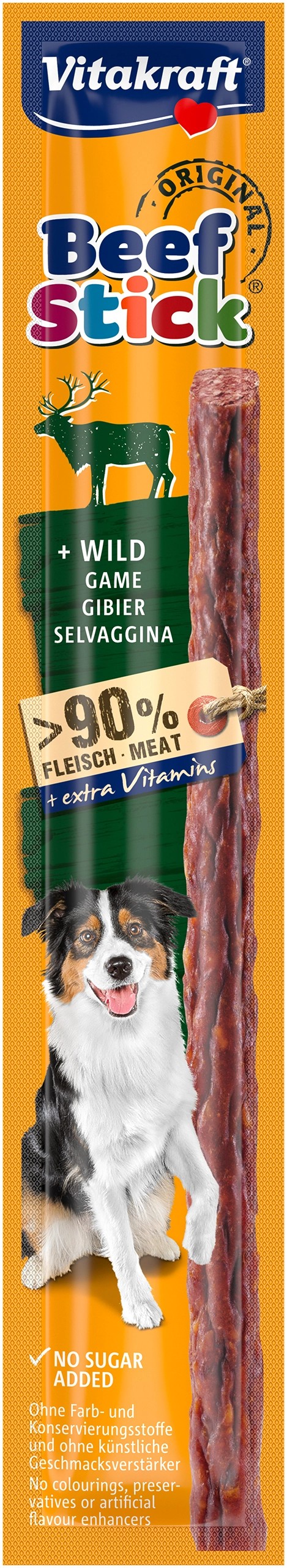 Snack per cani Vitakraft stick alla selvaggina 12 g Snack per cani Vitakraft stick alla selvaggina 12 g