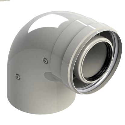 Curva universale coassiale 90° Curva universale coassiale 90°