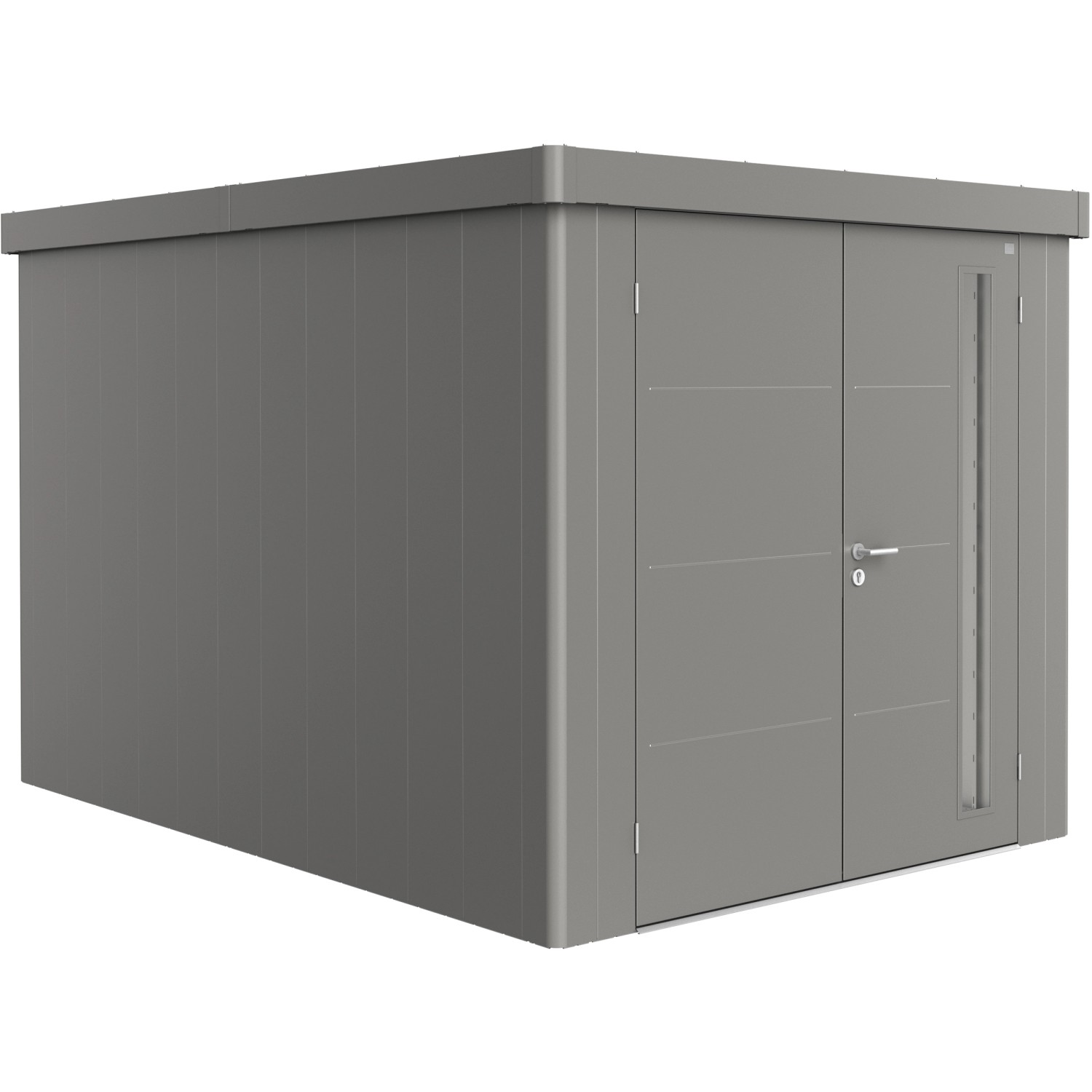 Casetta da giardino Neo 4B Grigio quarzo metal. 200x167 cm 2 porte Casetta da giardino Neo 4B Grigio quarzo metal. 200x167 cm 2 porte