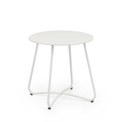 Tavolino Austin bianco Ø 45 cm Tavolino Austin bianco Ø 45 cm