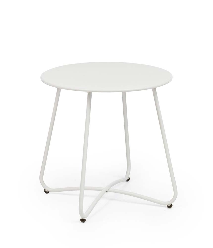 Tavolino Austin bianco Ø 45 cm Tavolino Austin bianco Ø 45 cm